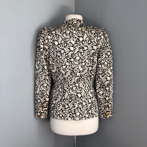Escada by Margaretha Ley print blazer size 34/ 2 - Picture 2 of 8